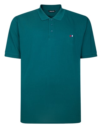 Bigdude Embroidered Logo Polo Shirt Green