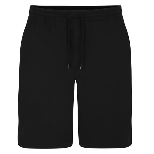 Bigdude Elasticated Waist Stretch Shorts Black