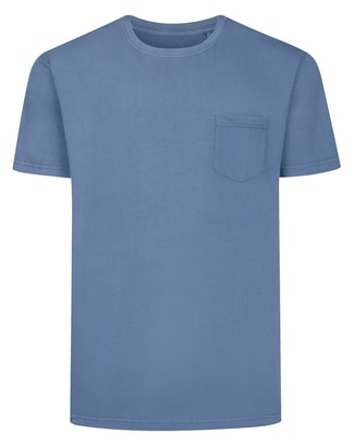 Bigdude Garment Dyed T-Shirt Dusty Blue