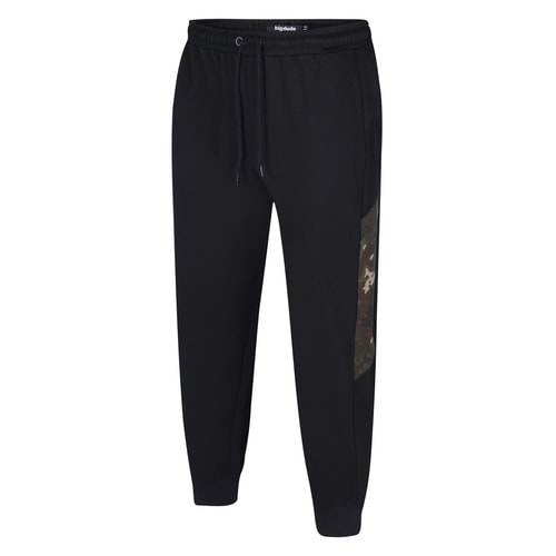 Bigdude Camo Side Panel Joggers Black/Khaki Camo