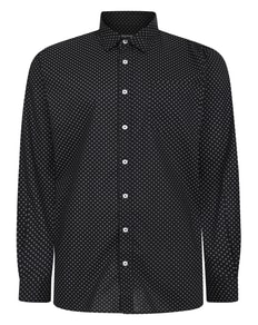 Bigdude Long Sleeve Shirt Black Tall