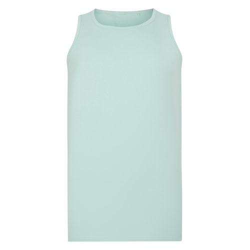Bigdude Plain Vest Mint Green Tall