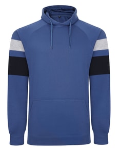 Bigdude Sleeve Colour Block Hoody Deep Blue
