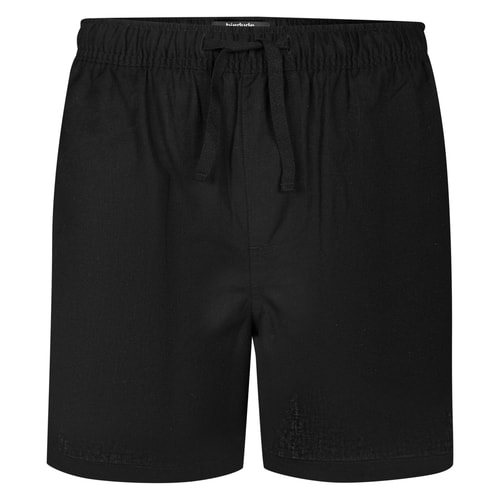 Bigdude Linen Mix Shorts Black
