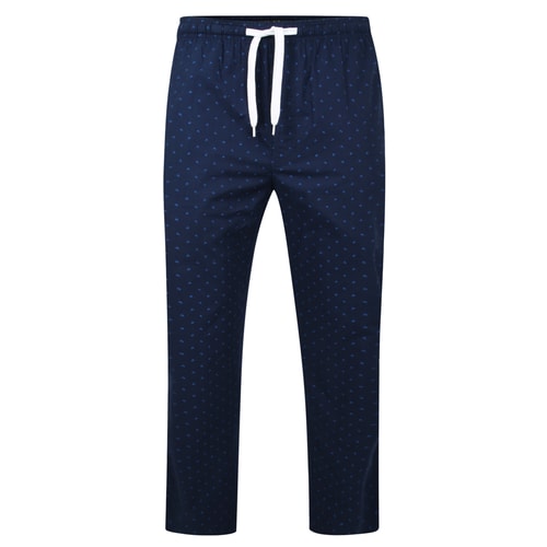 Bigdude Woven Pyjama Bottoms Navy