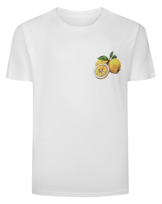 Bigdude Zest Of Life Back Print T-Shirt White
