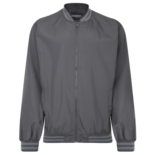 Bigdude Baseball Jacket Charcoal