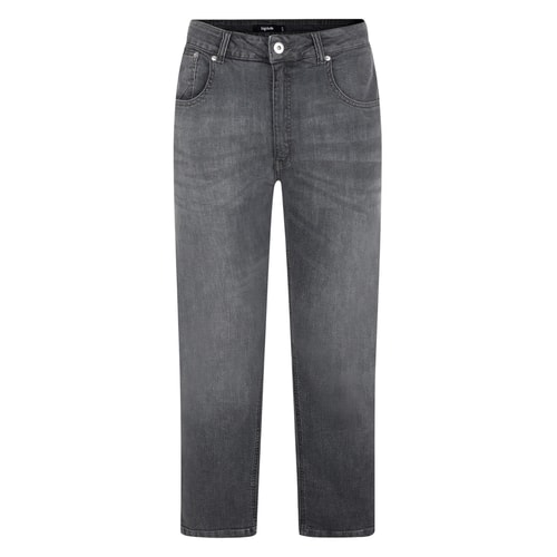 Bigdude Stretch Jeans With Whiskers Grey Wash