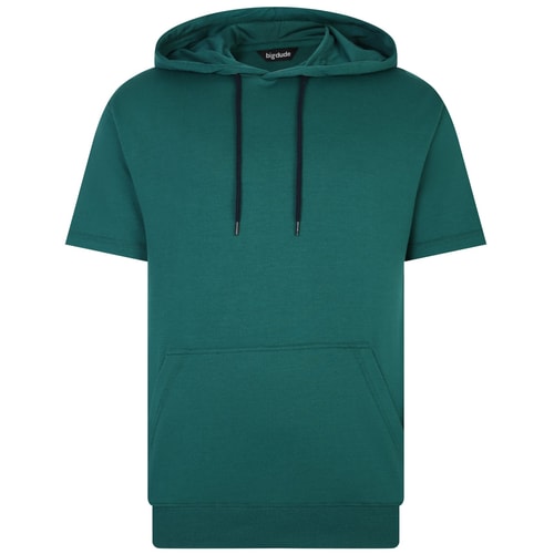 Bigdude Short Sleeve Hoody Green