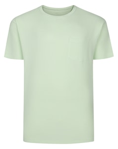 Bigdude Waffle T-Shirt With Pocket Mint Green