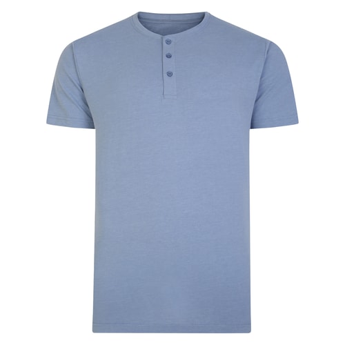 Bigdude Grandad T-Shirt Denim Marl