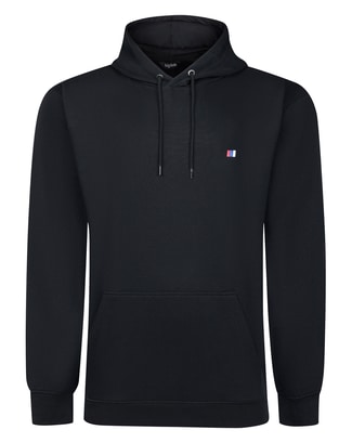 Bigdude Plain Hoody With Logo Black