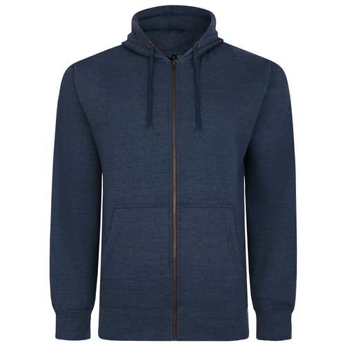 Bigdude Original Full Zip Hoody Dark Denim Tall