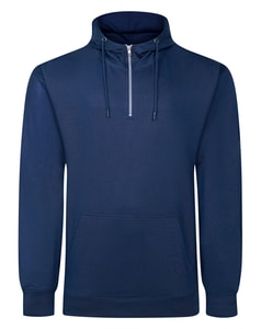 Bigdude Lightweight Half Zip Hoody Navy