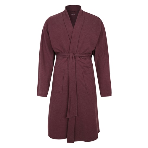 Bigdude Lightweight Dressing Gown Burgundy