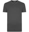 Marl VNeck TShirt Charcoal Tall