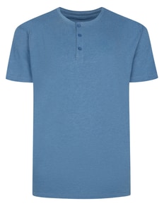 Bigdude Grandad T-Shirt Denim Marl Tall