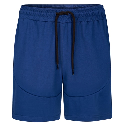 Bigdude Cut And Sew Shorts With Zips Midnight Blue