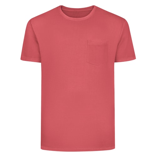 Bigdude Garment Dyed T-Shirt Pastel Red
