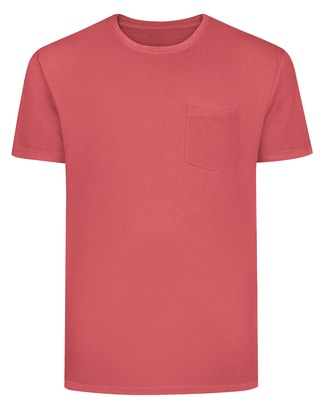 Bigdude Garment Dyed T-Shirt Pastel Red
