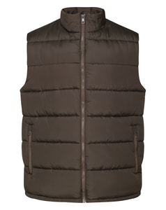 Bigdude Padded Gilet Brown