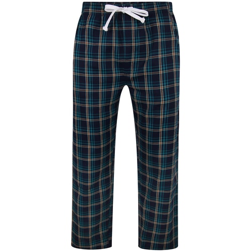 Bigdude Check Lounge Pants Deep Green