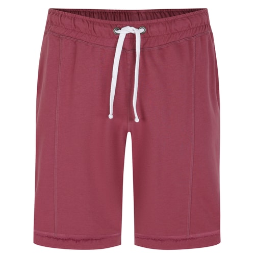 Bigdude Rib Hem Raw Edge Shorts Mauve