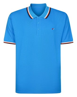 Bigdude Triple Tipped Polo Blue
