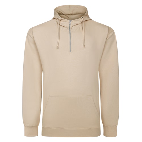 Bigdude Lightweight Half Zip Hoody Sand