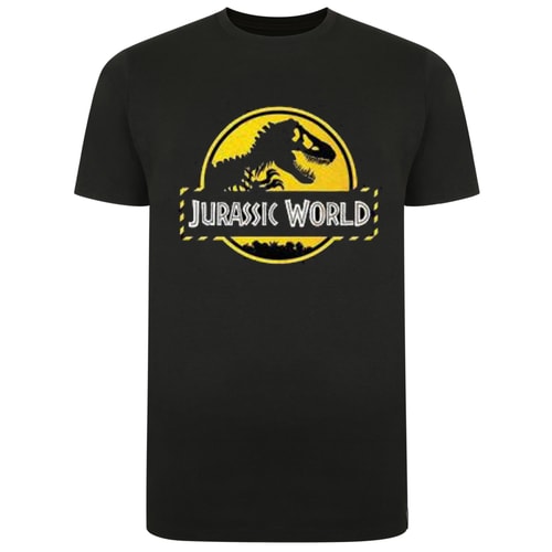 Official Jurassic World Print T-Shirt Black