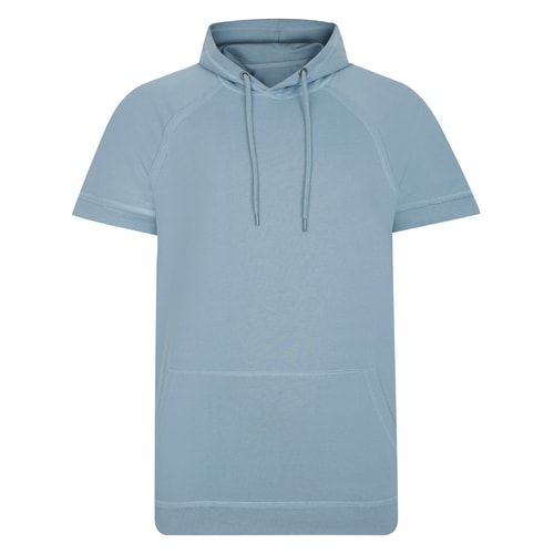 Bigdude Raglan Open Edge Hoody Light Blue