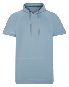 Bigdude Raglan Open Edge Hoody Light Blue
