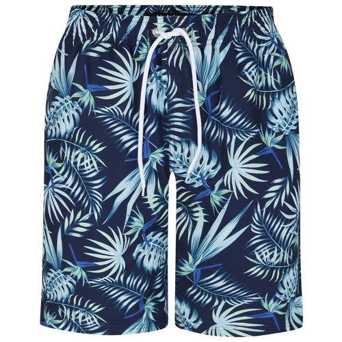 Bigdude Leaf AOP Swim Shorts Multi