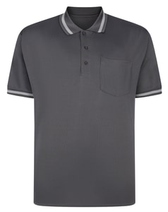 Bigdude Performance Polo Charcoal