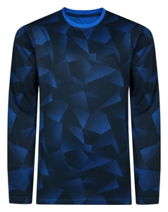 Bigdude Lightweight Active Long Sleeve T-Shirt Navy