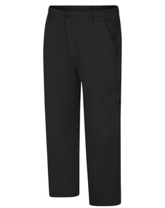 Bigdude Elasticated Waist Cargo Trousers Black