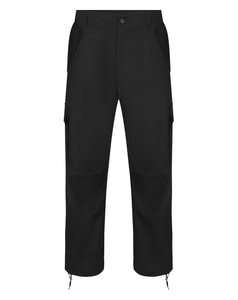 Bigdude Loose Fit Cargo Trousers Black