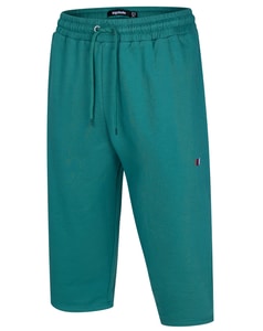 Bigdude 3/4 Length Joggers With Logo Teal