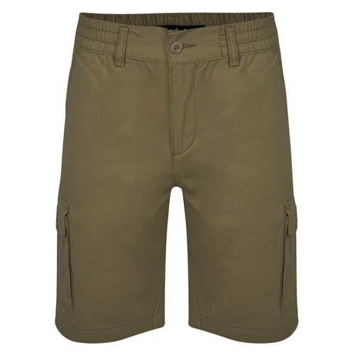 Bigdude Elasticated Waist Cargo Shorts Khaki