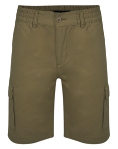 Bigdude Elasticated Waist Cargo Shorts Khaki