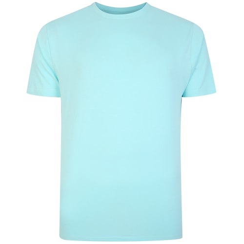 Bigdude Plain Crew Neck T-Shirt Turquoise