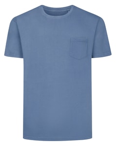 Bigdude Garment Dyed T-Shirt Dusty Blue Tall