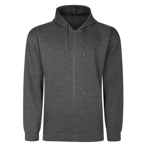 Bigdude Extra Heavy Full Zip Hoody Charcoal