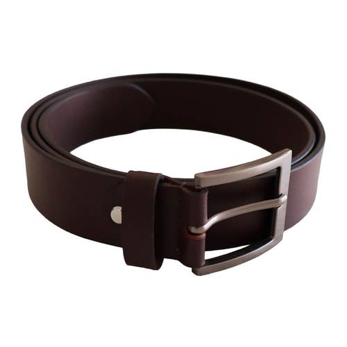 Bigdude Ethan Plain Leather Belt Brown