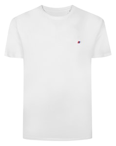 Bigdude Embroidered Logo T-Shirt White