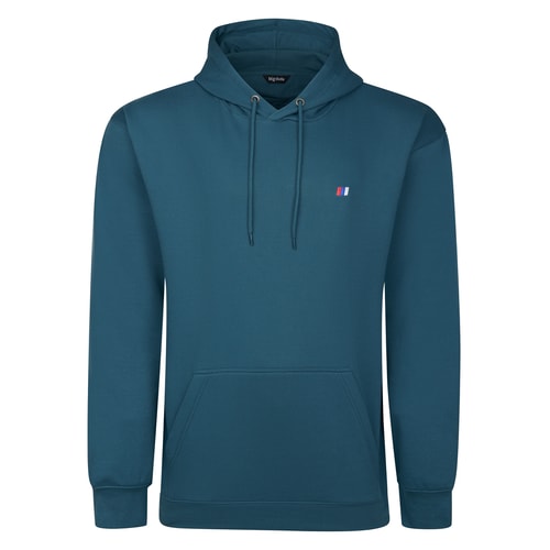 Bigdude Plain Hoody With Logo Petrol