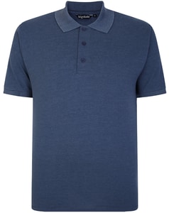 Bigdude Plain Polo Shirt Denim