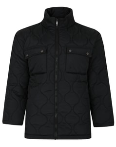 Bigdude Lightweight Quilted Jacket Black