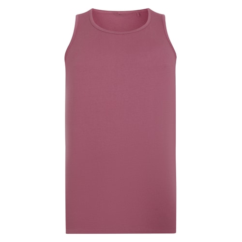 Bigdude Plain Vest Mauve