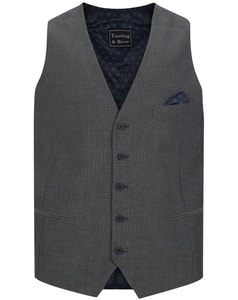 Tooting & Brow Pierlo Waistcoat Charcoal
